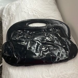 Express black purse with handle